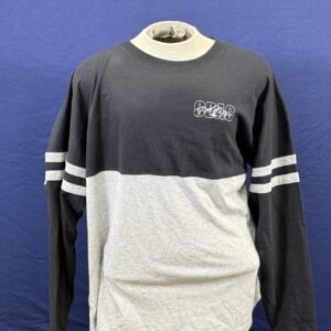 Women's Black Baseball Crewneck
