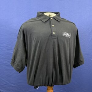 Black Cotton Polo (XXL)