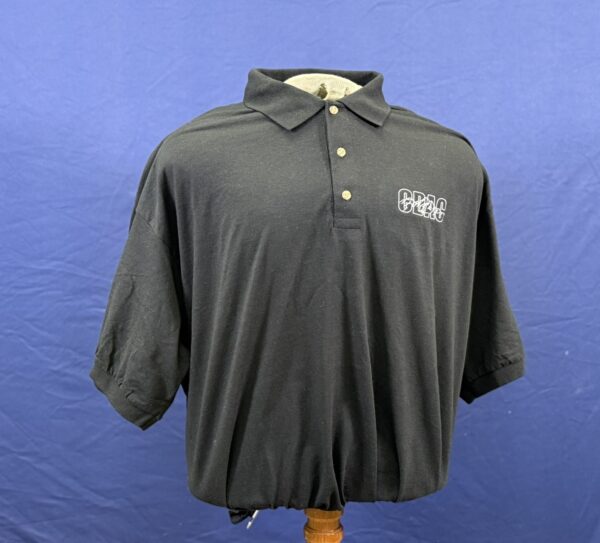 Black Cotton Polo (XXL)