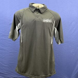 Black CDAC Polo with Grey