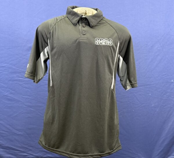 Black CDAC Polo with Grey