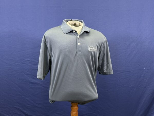 Grey Cotton Polo