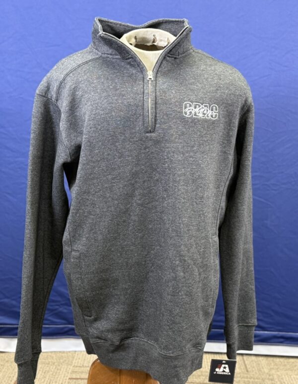 Grey Quarter Zip Sweater