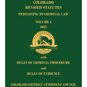 PRE-ORDER -  2025 Colorado Revised Statutes